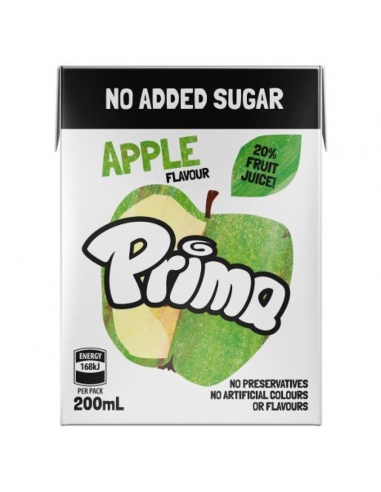 Prima Apple Fruit Drink 6 by 200ml x 4