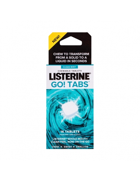 Listerine Go Tabs 16パック