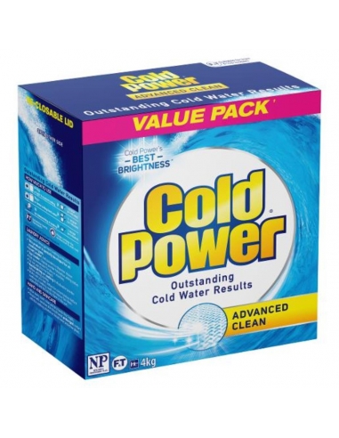 Cold Power Advanced Clean Laundry Powder 4kg x 3