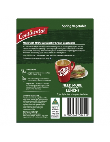 Copa Continental A Sopa Primavera Vege 60g