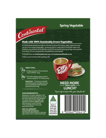 Coupe Continentale A Soup Spring Vege 60g