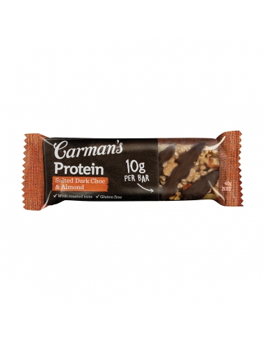 Carmans咸黑巧克力蛋白40g x 12