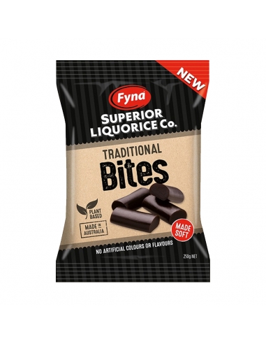 Fyna Liquorice Bites 250g x 12