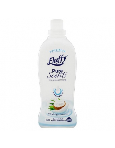 Fluffy Pure Scents Fabric Clothing Softner 1l x 8