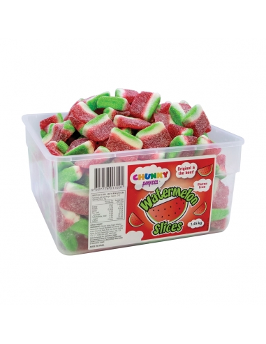 Chunky Funkeez Watermelon Slices 1.45kg (242 Pieces) x 1