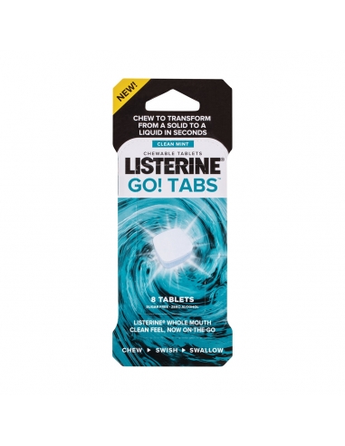 Listerine Go Tabs 8 Pack x 6