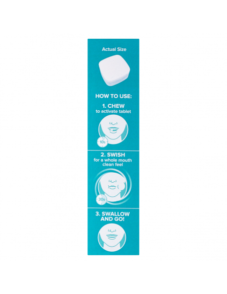 Listerine Go Tab 16 stuks x 4