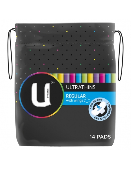 Kotex Ultra Thin Regular Pads met vleugels 14 S.
