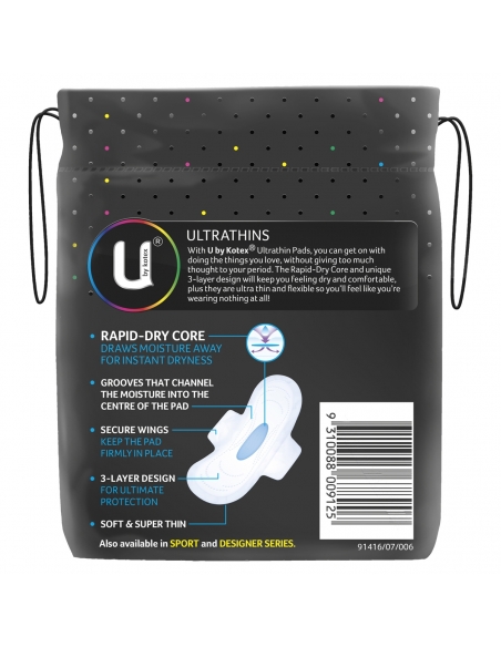 Kotex Ultra Thin Regular Pads With Wings 14 S x 1
