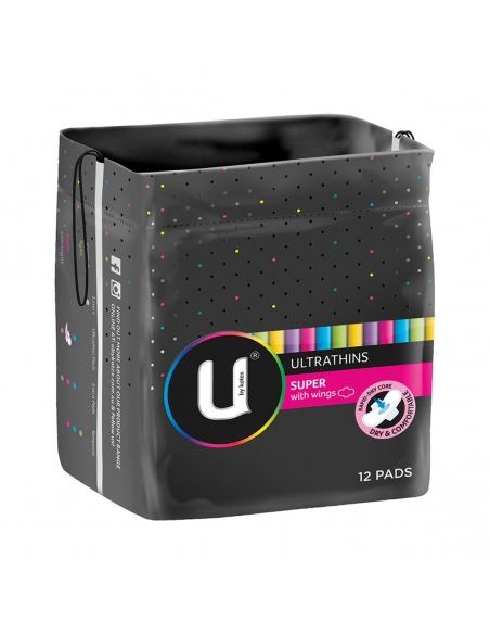 Kotex Ultra Pads Super con ali 12's