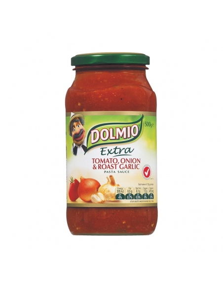 Dolmio Extra Ui en Knoflook 500g