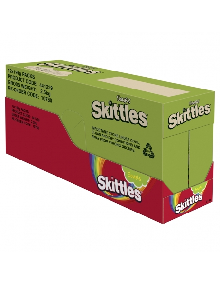 Mars Skittles Surowe 190 g x 12