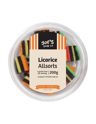 Jc Liquorice Allsorts 200g x 12