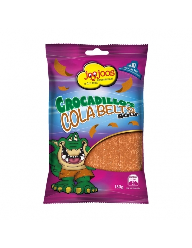 Joojoos Crocadillo's Cola Belts Sour 160g x 12