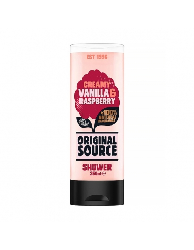 Original Source Body Wash Creme Vanille und Himbeere 250ml
