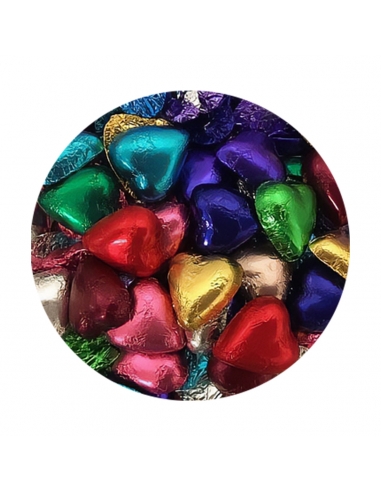 Coeurs de chocolat assortis 1kg