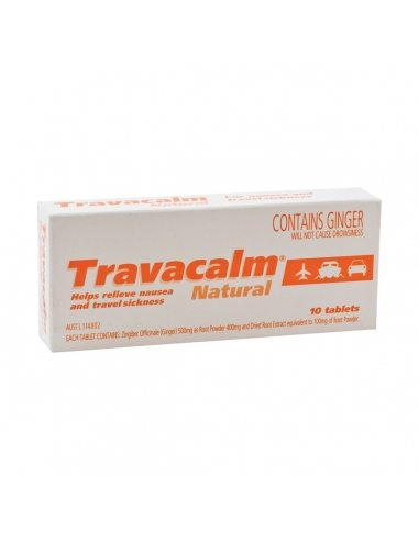 Travacalm Natural Tablet X 10