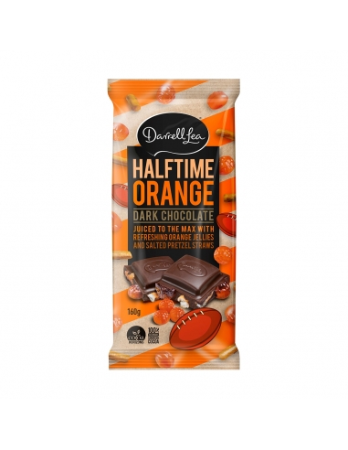 Darrell Lea Half Time Orange Blok 160G X 16