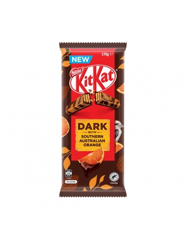 Kit Kat Dark z południowym australijskim pomarańczowym bloku 170g x 12