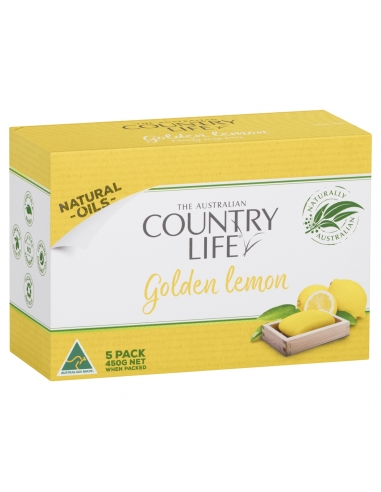 Vita di campagna SAPONE GOLDEN LEMON 5 Pack x 8