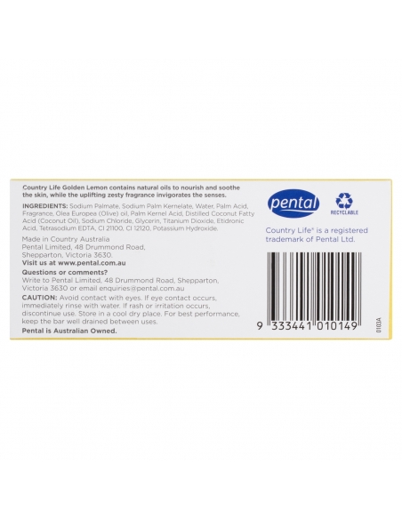 Savon de citron Golden Life 5 Pack x 8