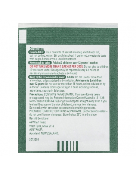 Lemsip Max Cold and Flu Sachets 10's x 1