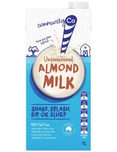 Community Co Unsweetened Almond Milk 1l x 1