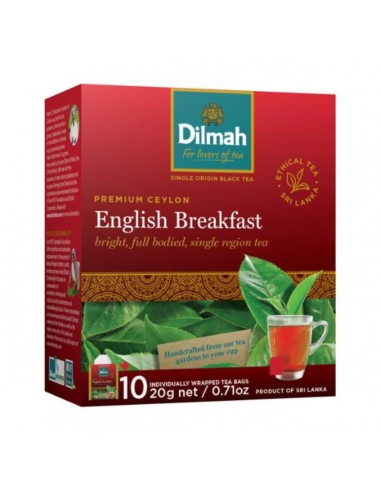 Dilmah English Breakfast Teabags 10 Pack x 1
