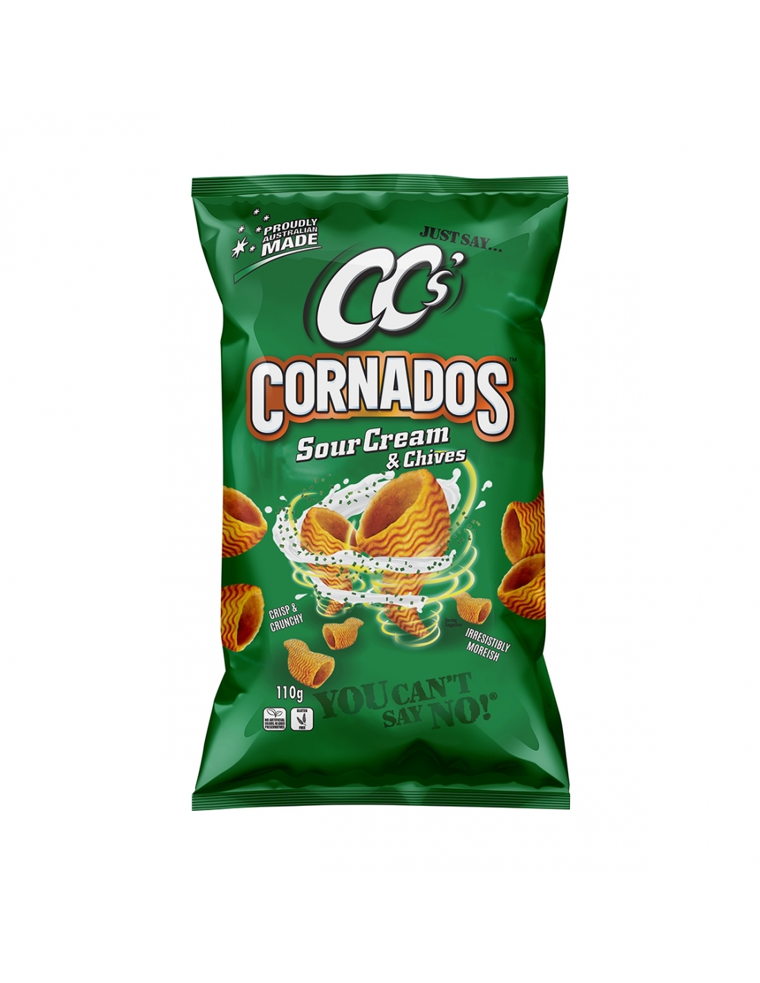Cc&amp;#39;s Cornado Sour Cream &amp; Chives 110g