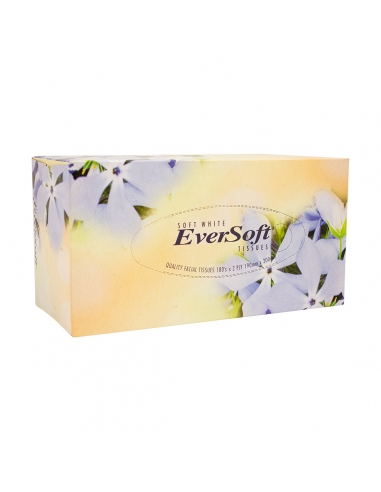 Pack Eversoft Facial Tissues 180 Sheets x 1