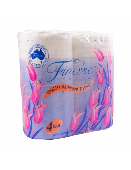 Finesse 2ply Toilet Paper 4 Pack x 12