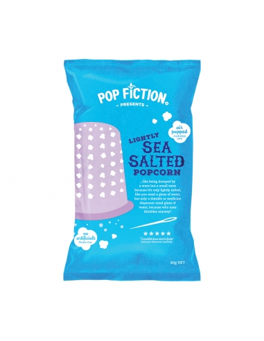 Pop Fiction mar sal de palomitas de maíz 40g x 15