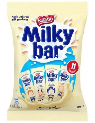 Mestle Milky Bar Chocolate Fun Pack 158gm x 12