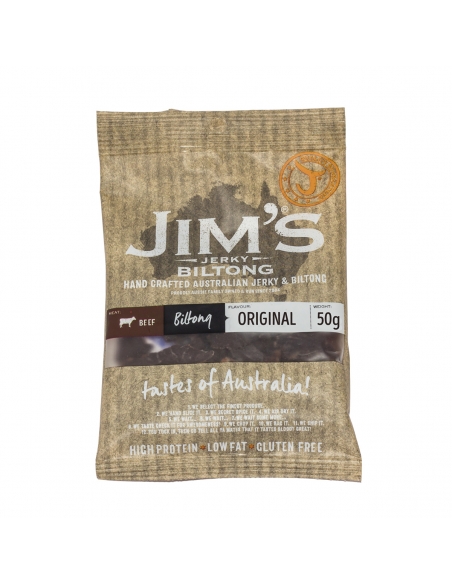 Jim's Biltong Original 50g x 10