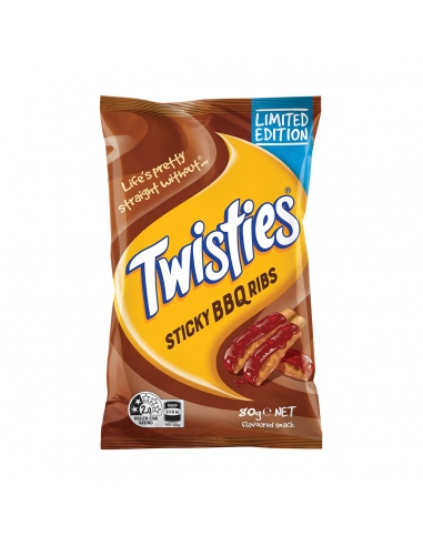 Twisties Sticky Bbq Ribs 80g x 23