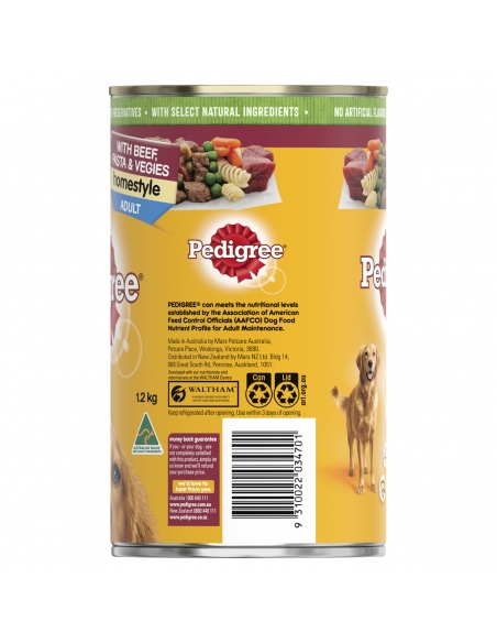 Pedigree Rice Beef Vegetable 1.2kg x 1