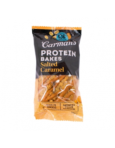 Carman's eiwitbakes gezouten karamel 70g x 12
