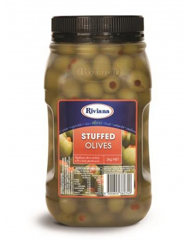 Riviana Foods Stuffed Olives 2kg x 1