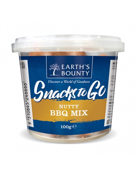 De bounty-snacks van de aarde om te gaan BBQ-mix 100g x 12