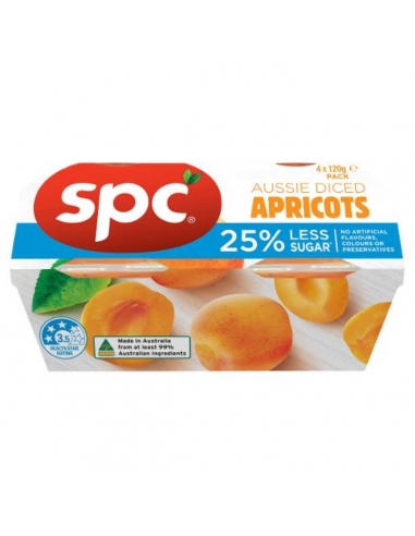 Spc Apricot Less Sugar Fruit Snack 4 Pack 120gm x 6
