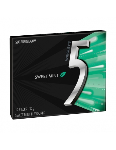 5gum dolce menta 12 pezzi 32g x 10