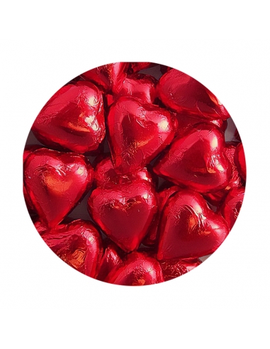 Chocolade harten rood 1kg