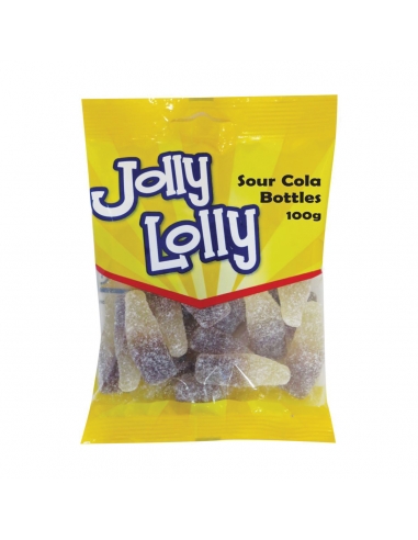 Jolly Lolly Sour Cola Bottles 100g x 20