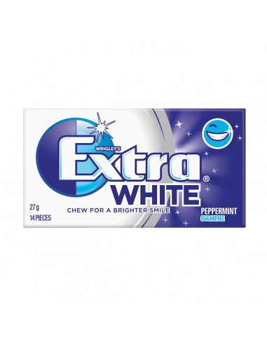 Extra weiße Pfefferminz-Twin-Packung 27g x 24