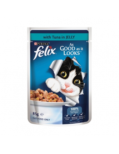 Felix so gut wie es in Jelly 85g tuna aussieht