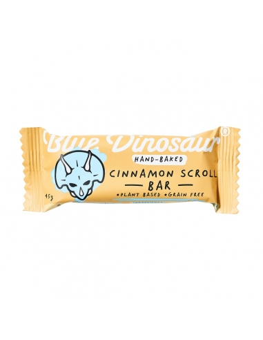 Blue Dinosaur Cinnamon Scroll Bar 45g x 12