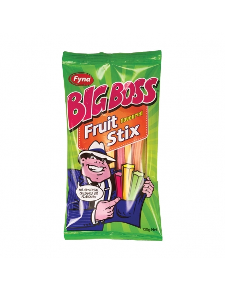 Fyna Big Boss Fruit Sticks 125g x 12