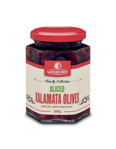 Sandhurst olives Kalamata en tranches 300g