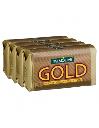 Jabón de oro de Palmolive 4 Pack 90g