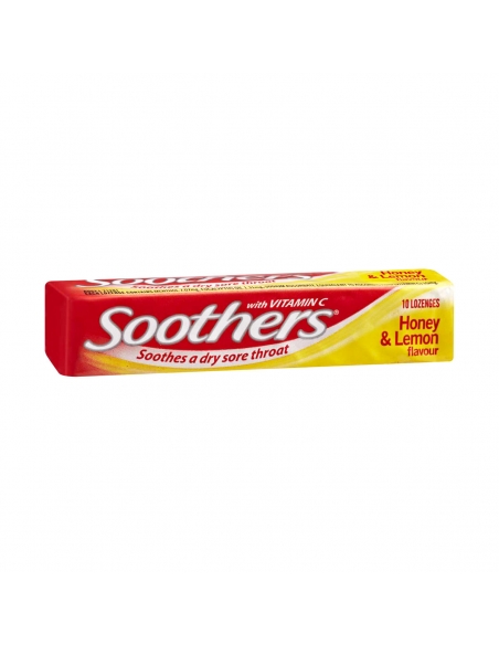 Allens Soothers Honey Lemon Flavour - 10 Pack x 36